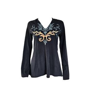 cyber grunge hooded top